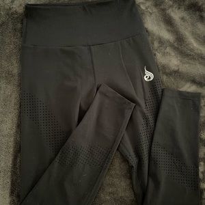 S Ryderwear perforated leggings